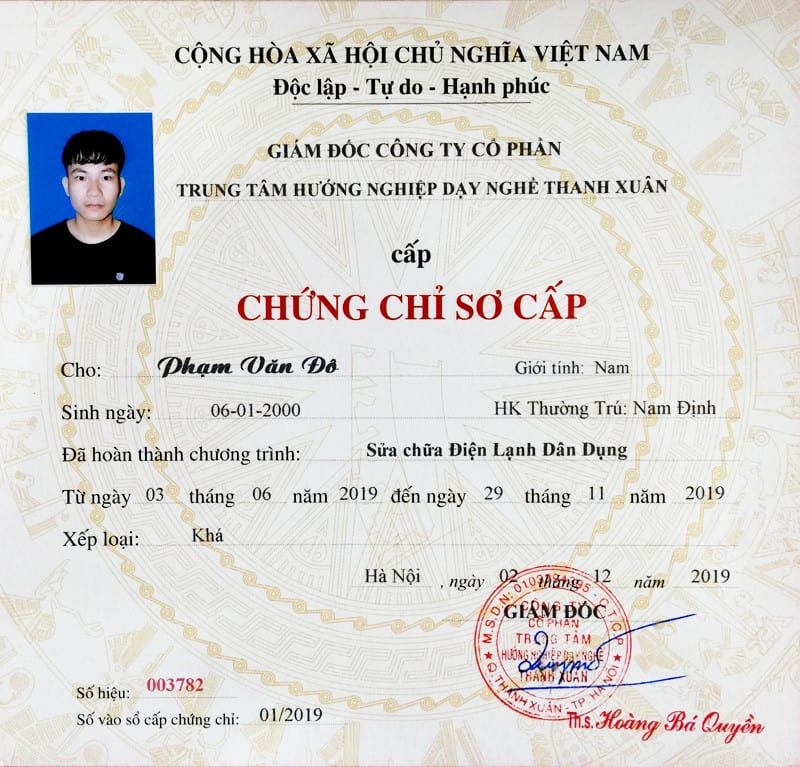 Địa chỉ học sơ cấp nghề tại Hồ Chí Minh